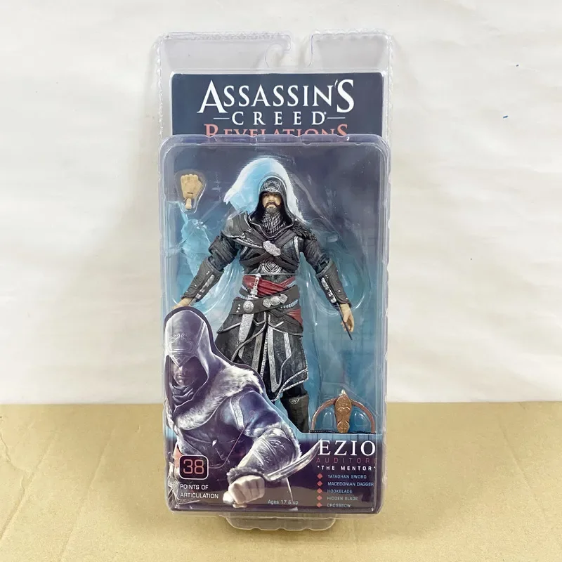Game Assassins Creed Figuras EZIO Action Figure Toys 6-Inch Manga Figurine Anime Collection Model Doll Peripheral