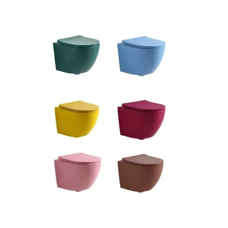 

Современный OEM/ODM черный керамический унитаз, настенный набор сантехники с дизайном без оправы и дистанционным управлением для приложений на вилле