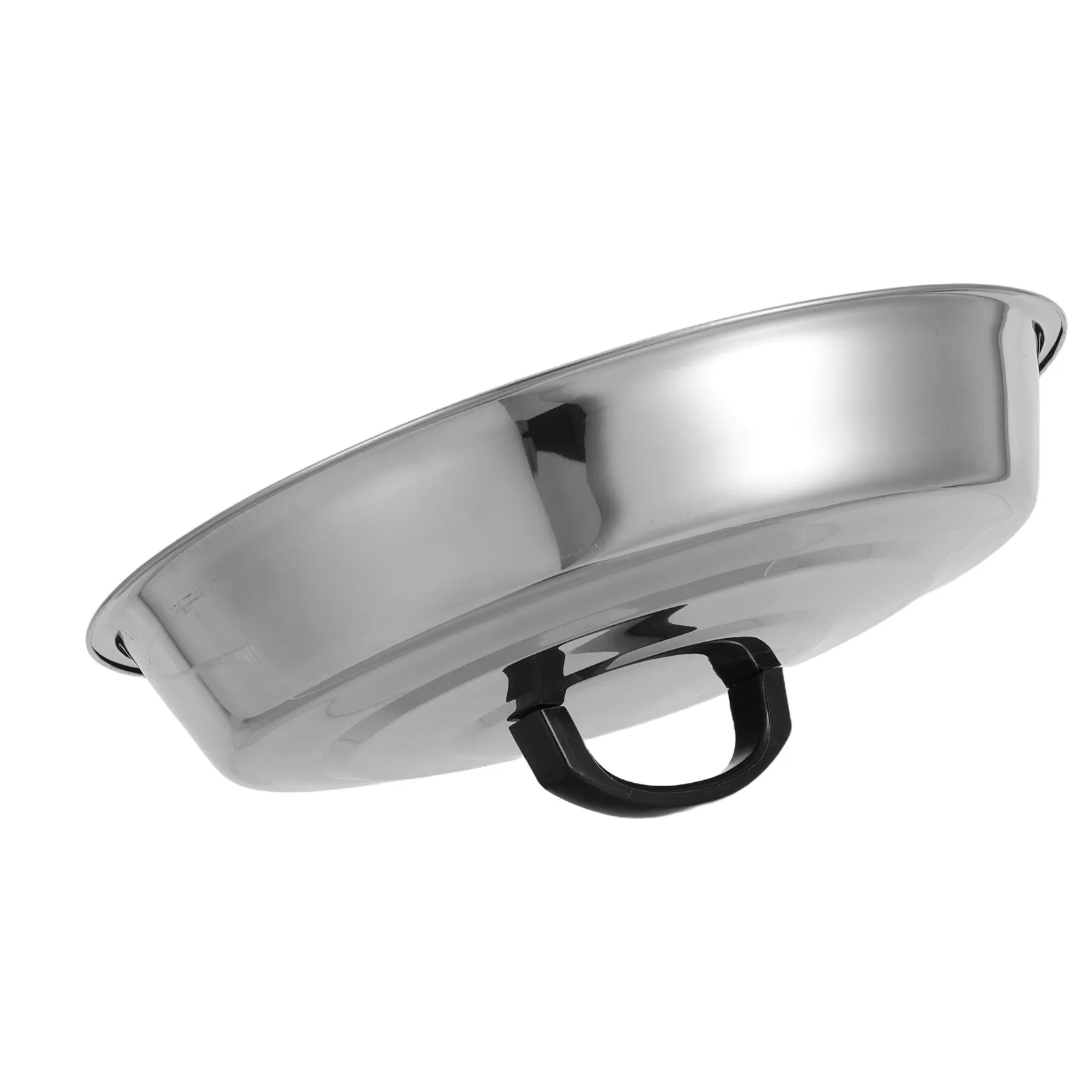 12 Inch Round Stainless Steel Cooking Cover for Griddle Grill Pan Wok Skillet Outdoor Bbq Grilling Cheese Melting Steaming Dome