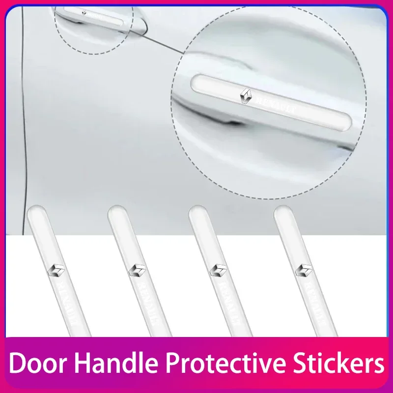 

Car door handle anti-collision strip protection strip Accessories For Renault Clio Laguna 2 Megane 2 3 Duster Logan Captur