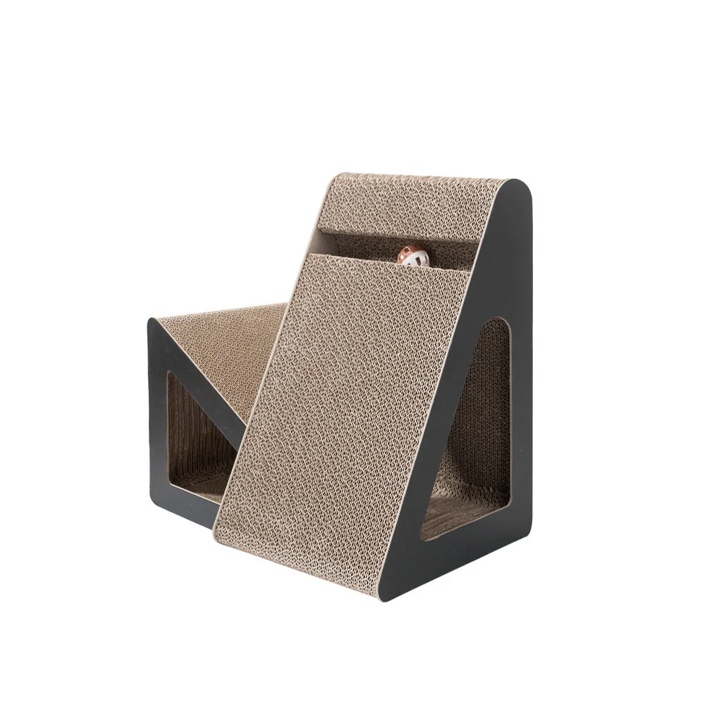 Cat Scratching board with tunnel hole and toy ball Scratcher