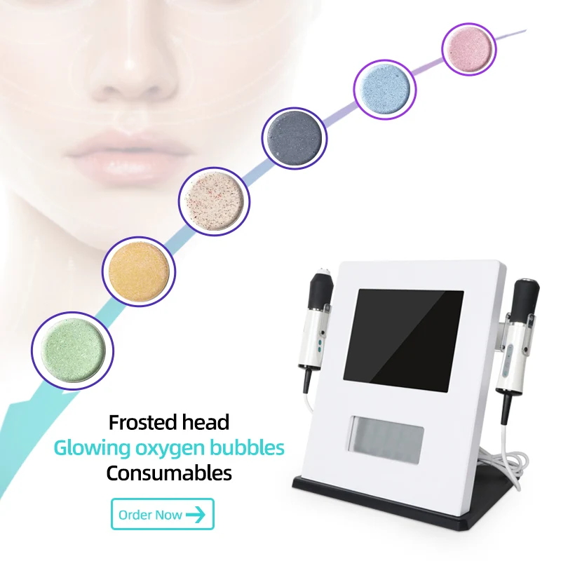 Oxygen Jet Spa Capsule Serum Gel Facial Massage Exfoliate Rejuvenation forFacial CO2 Oxygen Bubble Machine