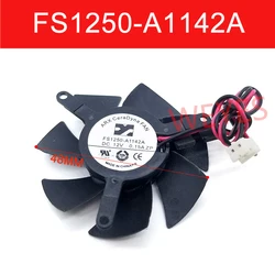 For ARX FS1250-A1142A FS1250A1342A Graphics Card Cooling Fan DC12V 0.15A 48MM Cooler 2-Pin