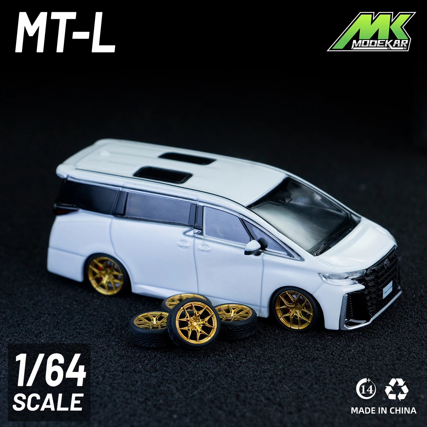 1/64 microkiom Wheel with Rubber Tires 10mm 11mm Model Car Conversion Parts JDM Hot Wheels MiniGT MT-L