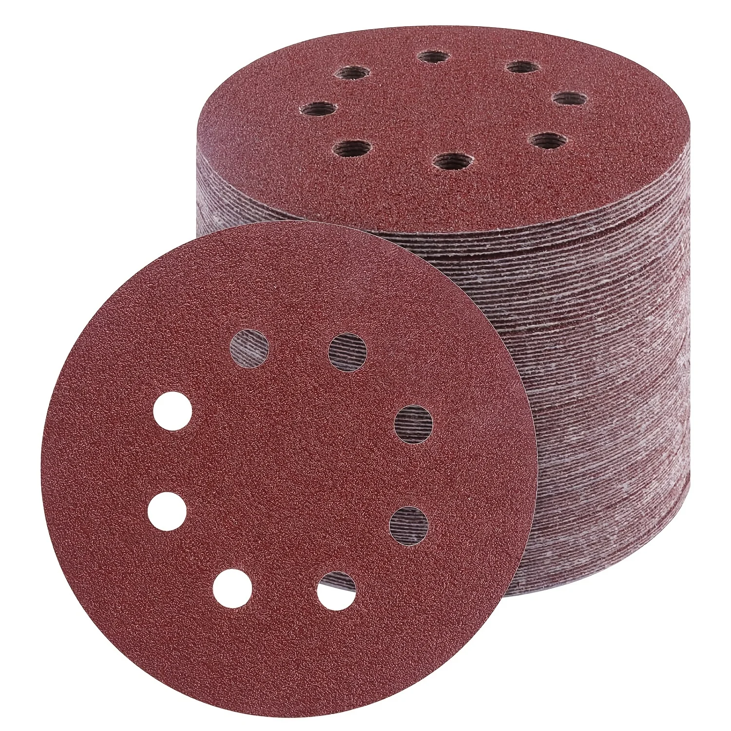 

50pcs Sandpaper, Suitable for Random Orbital Sanders, Including 60-180 Grit Sandpaper, Suitable for Wood And Metal Sanding