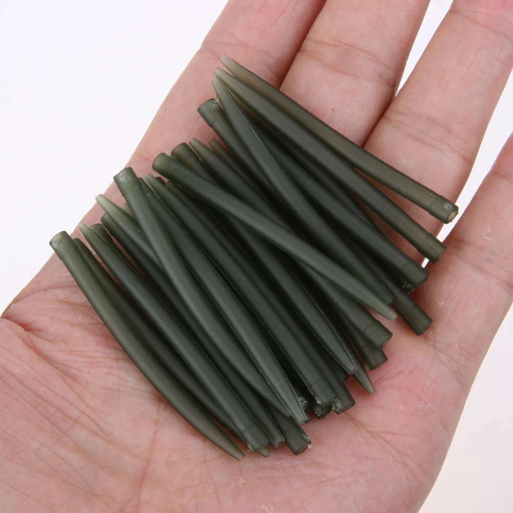 20/50/100PCS Terminal Carp Anti Tangle Sleeves Connect with Fishing Aligner Positioner Tubes Terminal Fishing Tackles