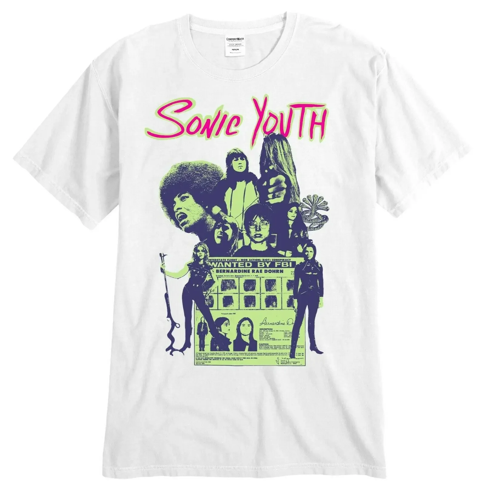 Nwt - Sonic Youth Unisex 'Kool Thing' White T-Shirt - Xl