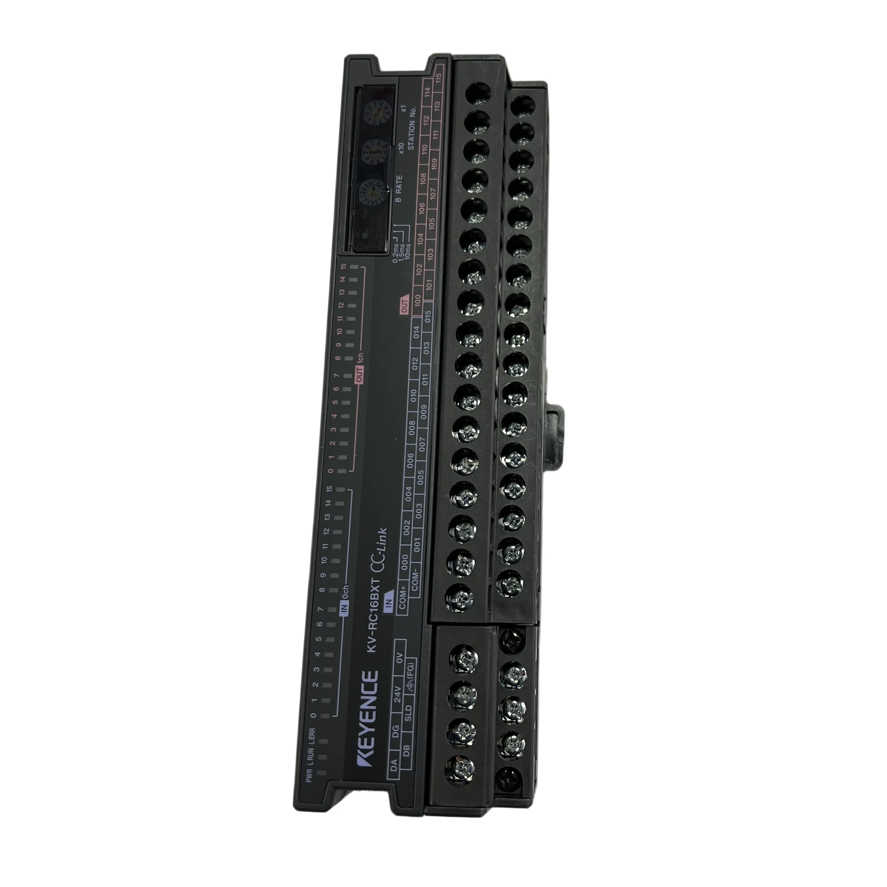 Authentic Brand Genuine KEYENCE KV-RC16BXT Programmable Controller Screw Terminal Block Transistor Output