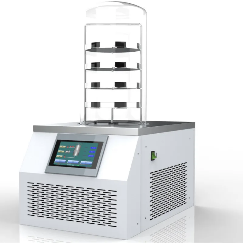 Small Electric Heating Vacuum Freeze Dryer LGJ-10NS 950W High Accuracy From Tianjin For Medical & Food Applications