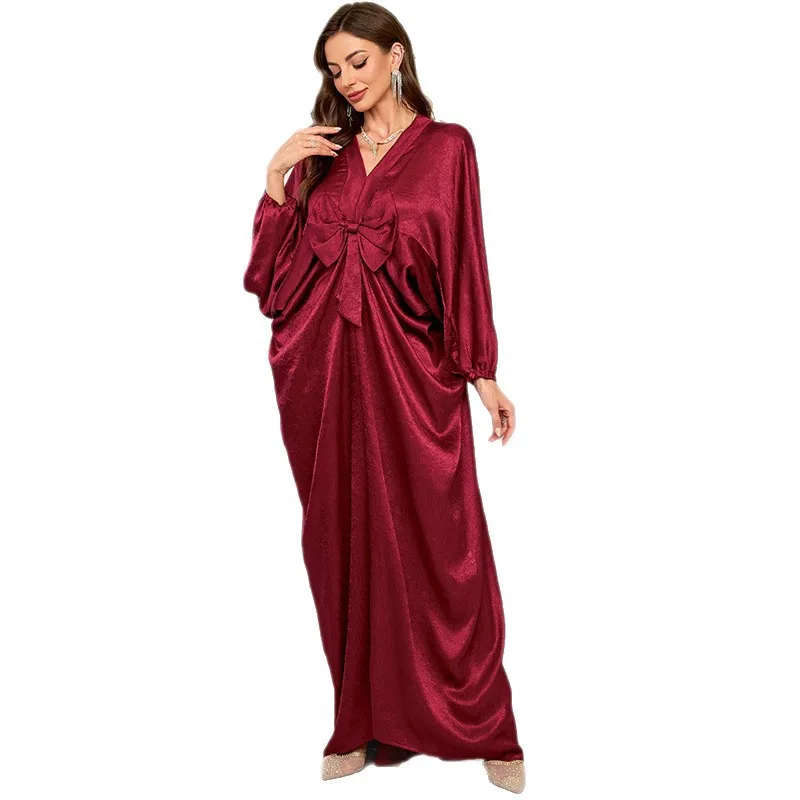 Feminino bordado longo caftans plus size kaftan vestidos praia maiô cobrir moomoo vestido marroquino robe
