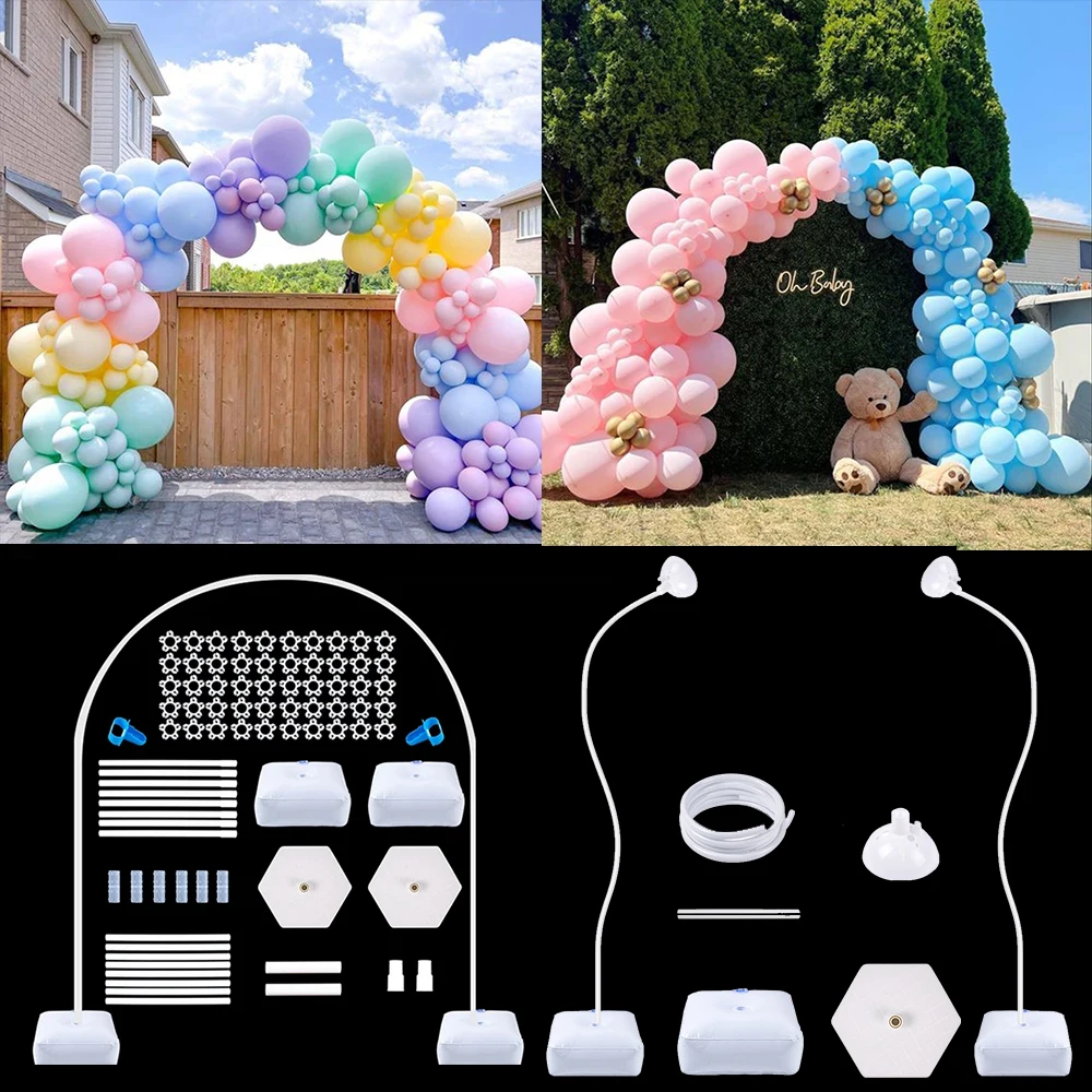 

Balloon Arch Kit Adjustable Balloon Arch Stand Balloon Arch Column Frame for Wedding Baby Shower Birthday Photo Backdrop Decor