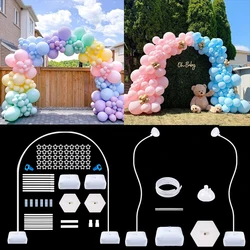 Balloon Arch Kit Adjustable Balloon Arch Stand Balloon Arch Column Frame for Wedding Baby Shower Birthday Photo Backdrop Decor