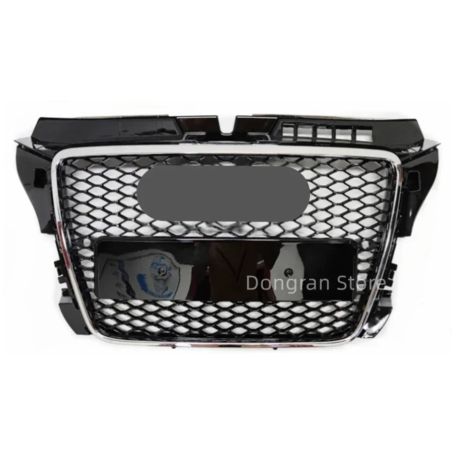 Car Front Bumper Grille Grill for Audi RS3 for A3/S3 8P 2009 2010 2011 2012 2013（Refit for RS3 Style）Car Accessories tools