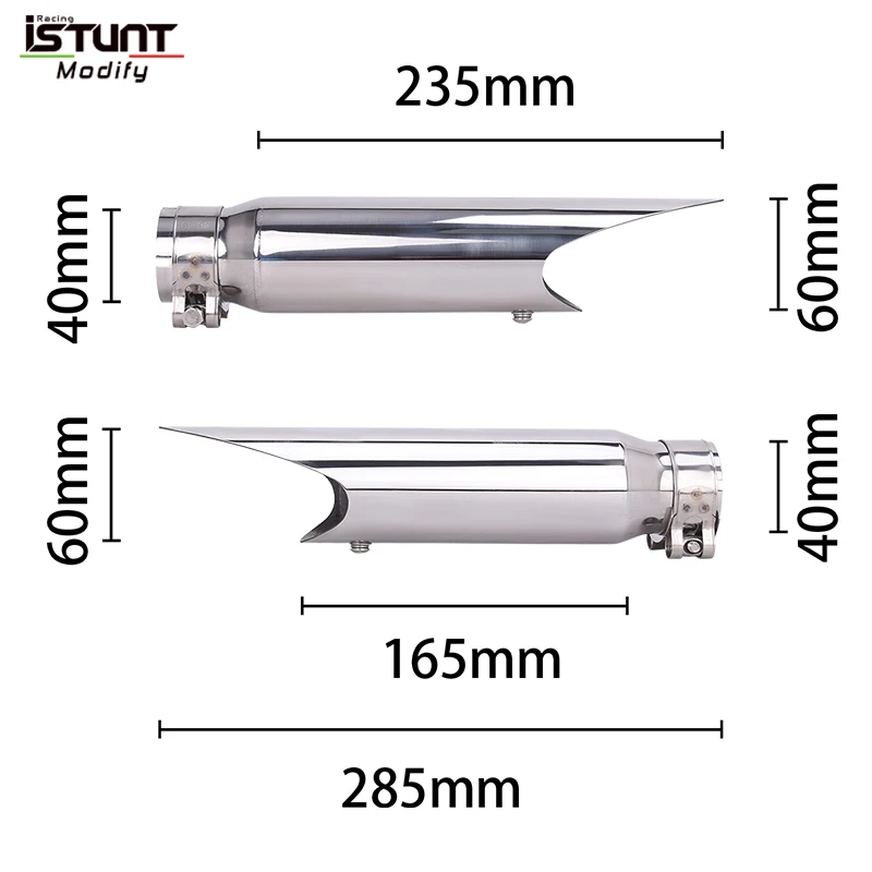 Motorcycle Exhaust System Mufflers Exhaust Link Pipe Slip On For Indian Scout Sixty Twenty Bobber Rogue Twenty Icon 2015 - 2024 view 2