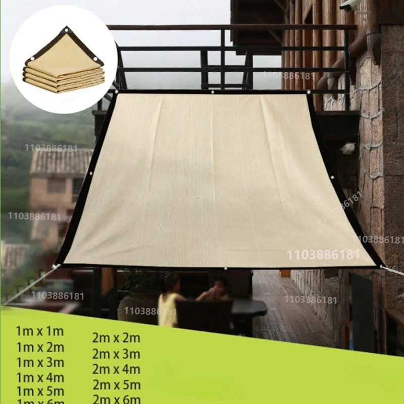 NONE Jardin extérieur, cour, piscine, parking, balcon, filet pare-soleil, protection UV et ombrage, filet de couverture pour plantes