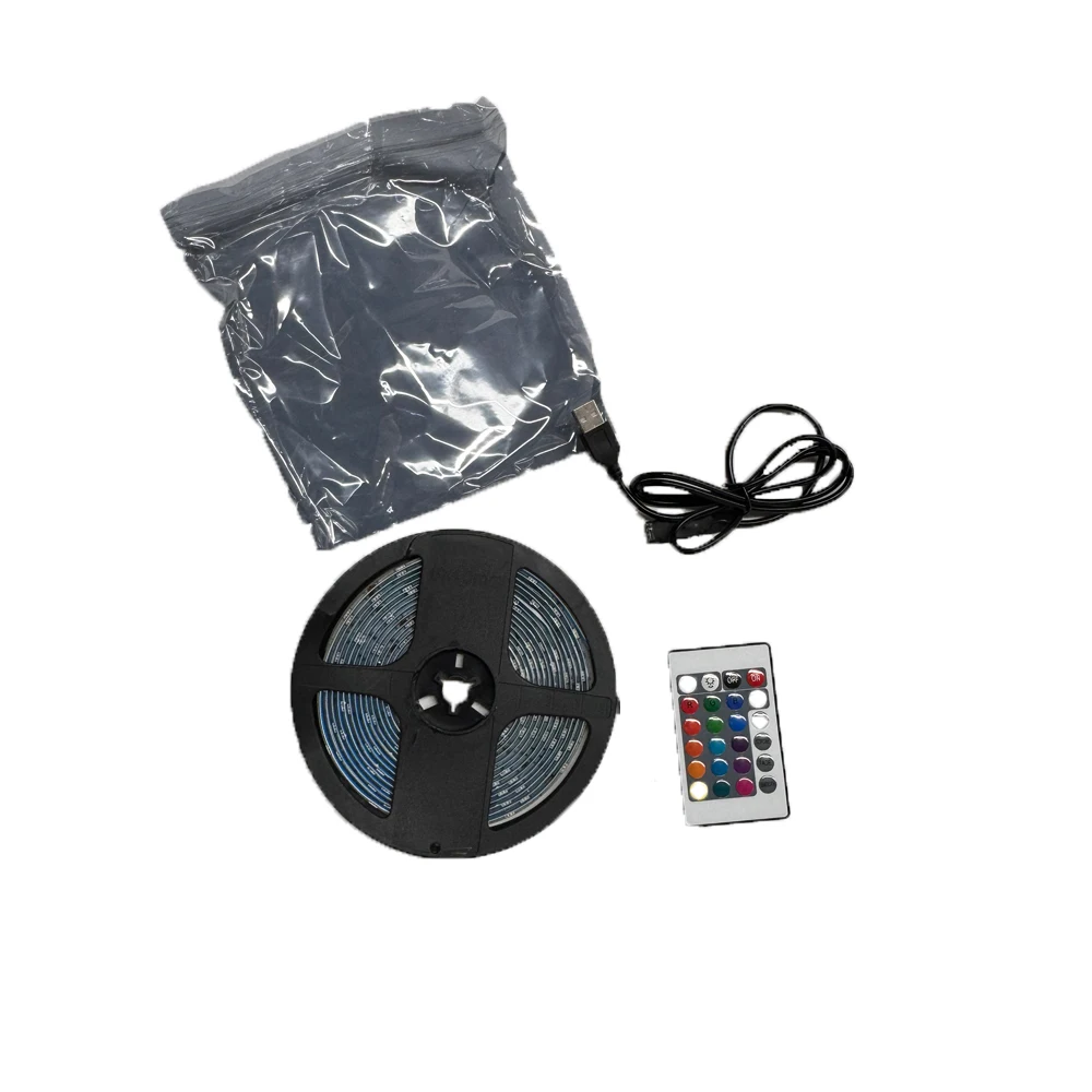 STTL Smart Waterproof  LED TV RGB Strip Light 1M 2M 3M 4M 5M Decor 5050 USB Safe 5V Custom Size LED Strip Lights for Sale