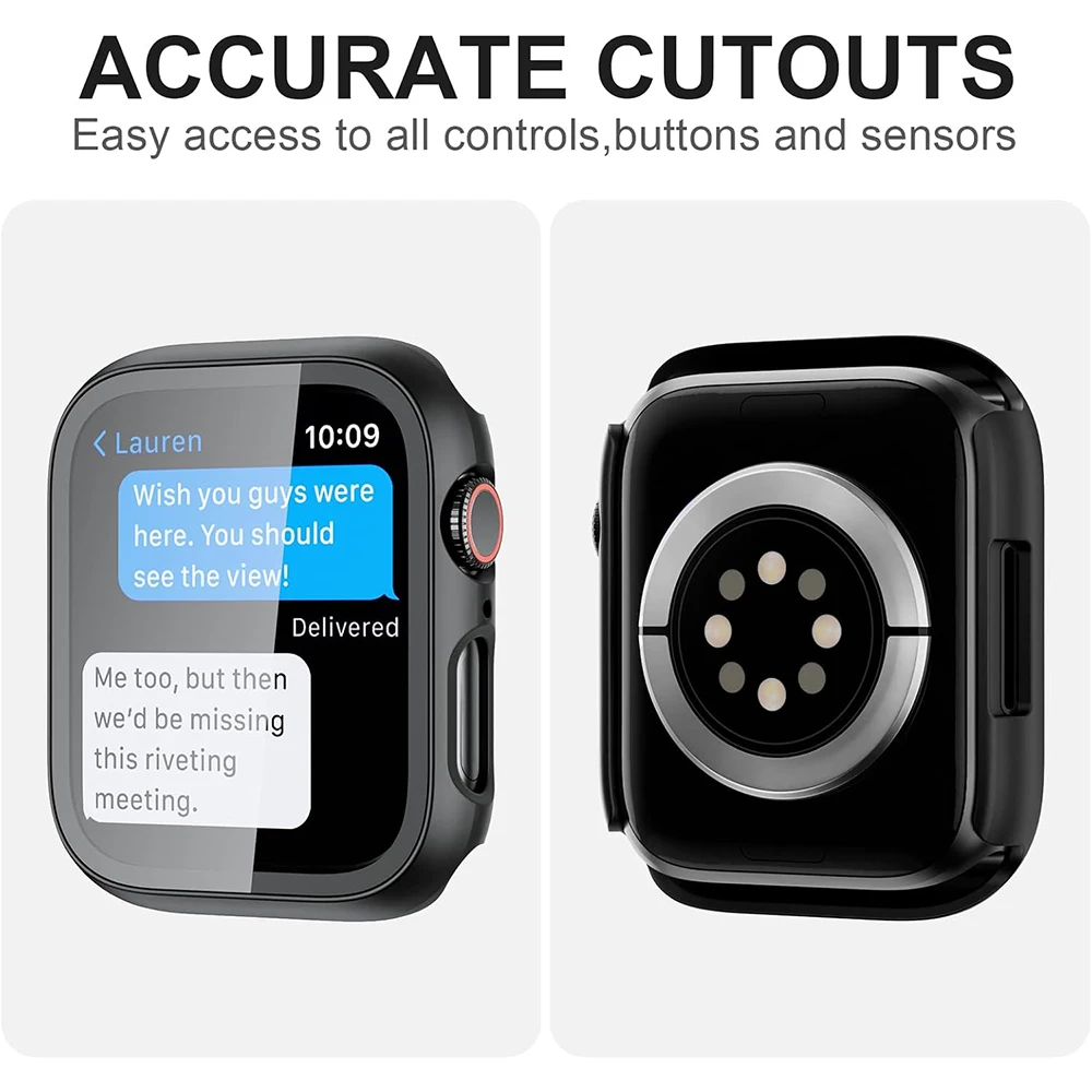Displayschutzfolie Hülle für Apple Watch Series 11 10 Ultra 3 2 SE 49MM 46MM 42MM 45MM 41MM 44MM Schutzfilm Zubehör – Detail 5