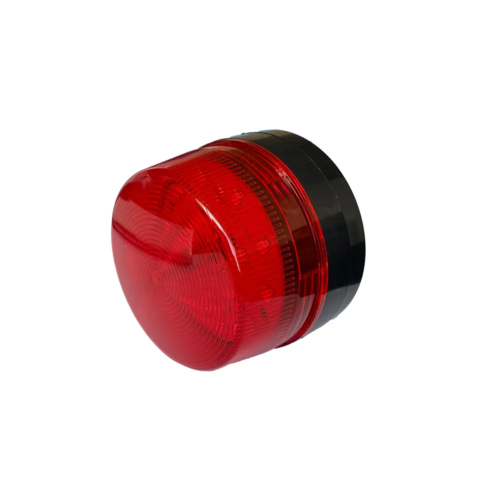 12v 24v 220v RED Security Alarm Light Strobe Signal Small Warning Light LED Lamp