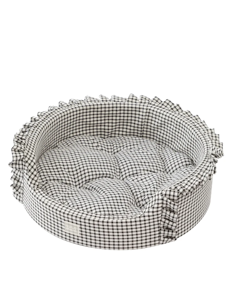 

Pet cat litter, four seasons puppet cat special dog kennel lattice, removable washable mat