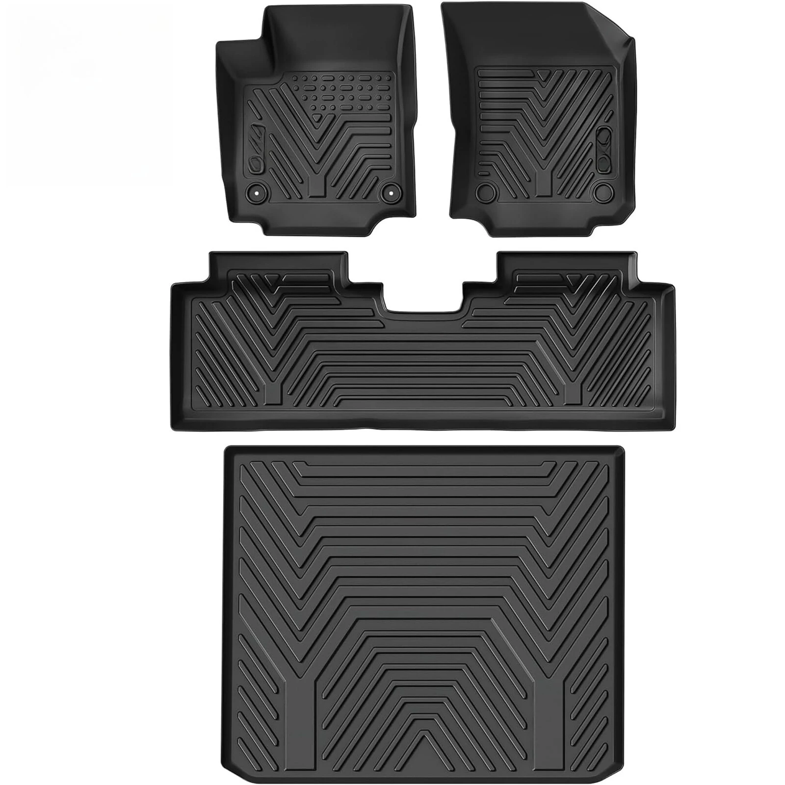 

Front + Rear Floor Mats + Cargo Liner for 2018-2024 Chevrolet Equinox All Season