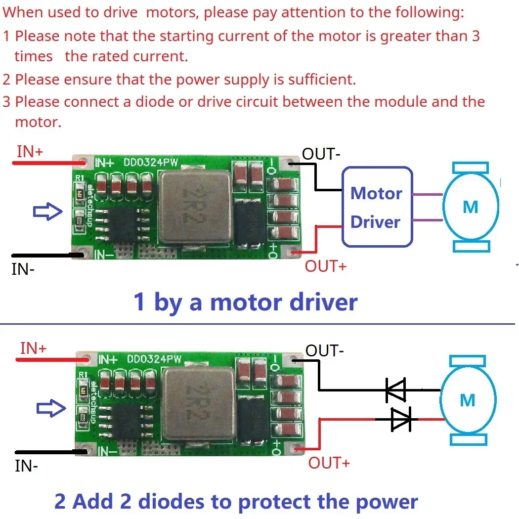 8A Mini Size High-power DC DC Boost Converter 3.7V 4.2V 5V To 8.4V 12.6V 16.8V 21 12V 15V 24V Step-Up Voltage Regulator DD0324PW