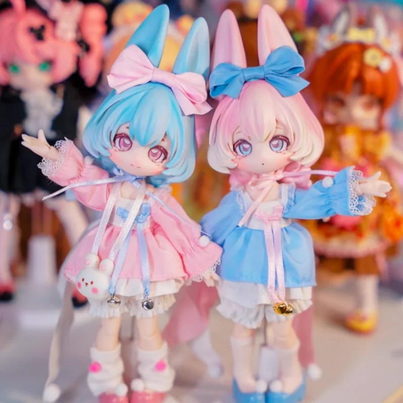 

Genuine Inedible Doll Jumping Moon Time Series Blind Box Toys Mystery Box 1/12 Bjd Blind Box Movable Kawaii Model Doll Toy Gifts