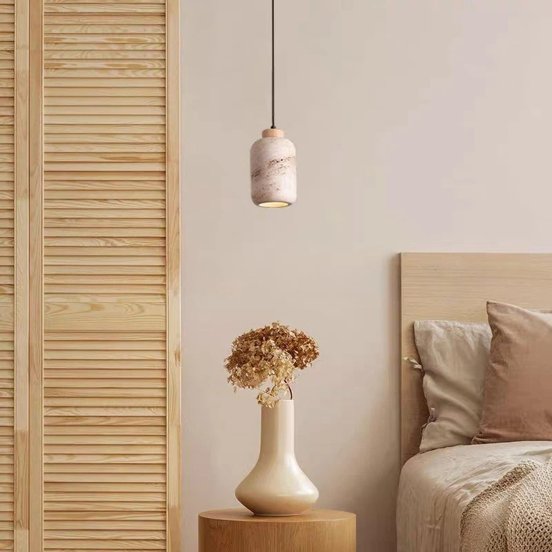 

SANDYHA стильный современный минималистичный подвесной светильник с желтым пещерным камнем, светодиодная лампа для гостиной, спальни, кабинета, декоративный светильник