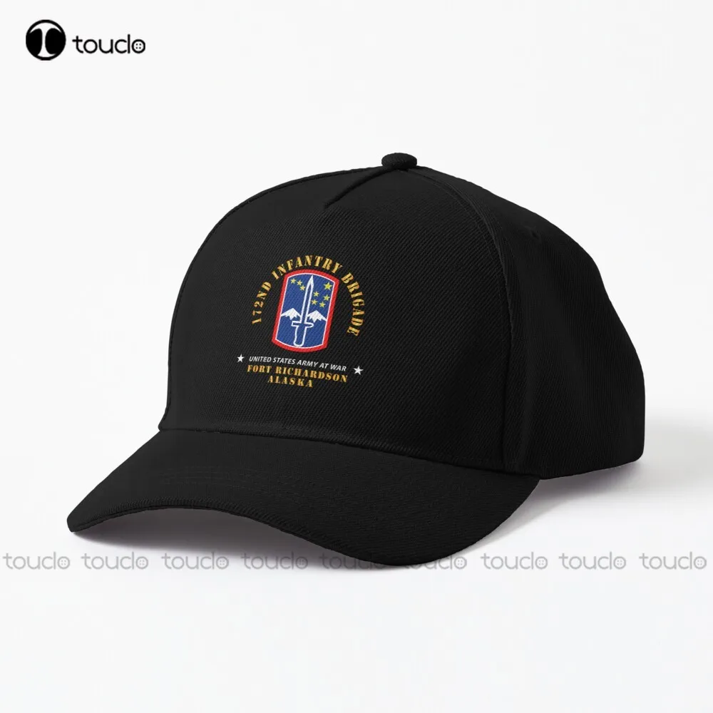 Army - 172Nd In Bde - Ft Richardson Ak X 300 Baseball Cap Dad Ball Cap Outdoor Simple Vintag Visor Casual Caps Street Skateboard