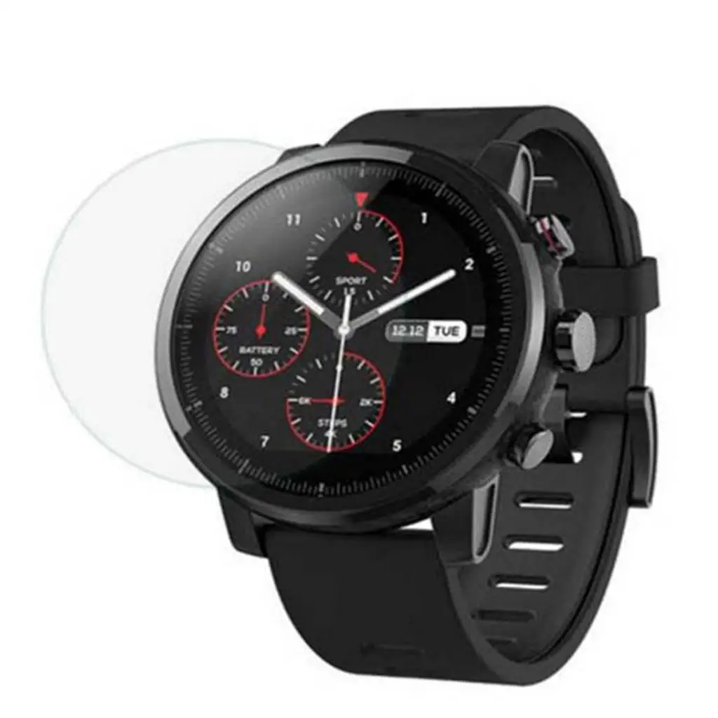 2-7pack Watch Protective Film Toughening Film Explosion Proof Transparent