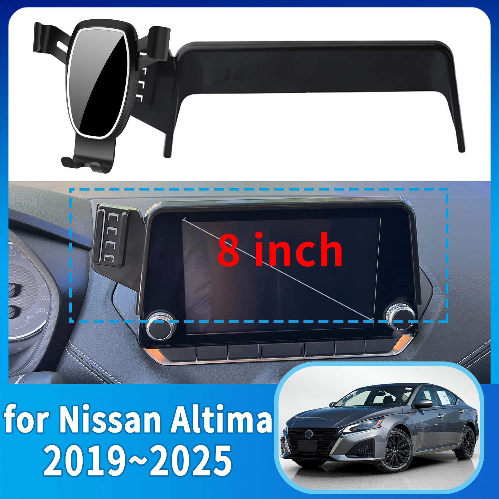 

fit for Nissan Altima L34 2019 2020~2025 8inch ​​Anti-Shake Screen Base Phone Holder Mount Stand ​​ Dedicated Car​​ accessoires