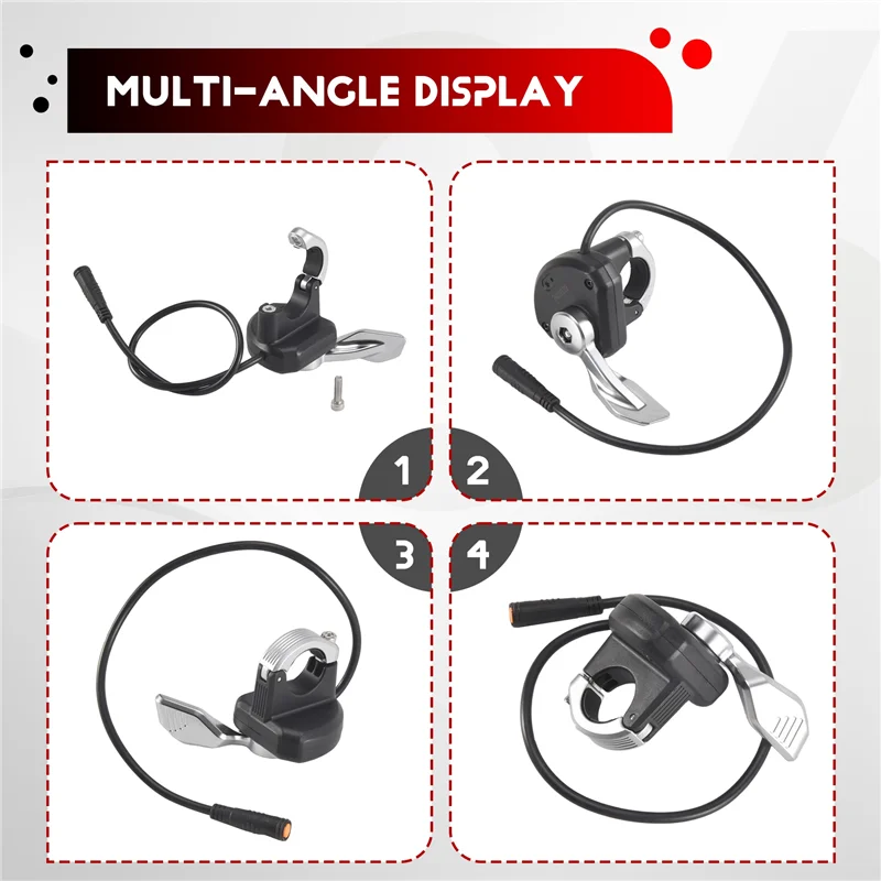 

Дроссельная заслонка для большого пальца Ebike, пластиковая дроссельная заслонка для большого пальца Ebike для Bafang BBS01 02 BBSHD, аксессуары для модификации среднего мотора, велосипеда 108-2A