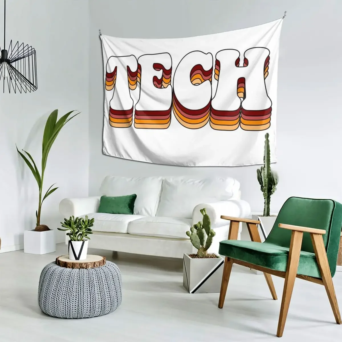 

Retro Tech Logo Tapestry Decorative Wall Murals Aesthetic Home Decor Home And Comfort Decor Tapestry