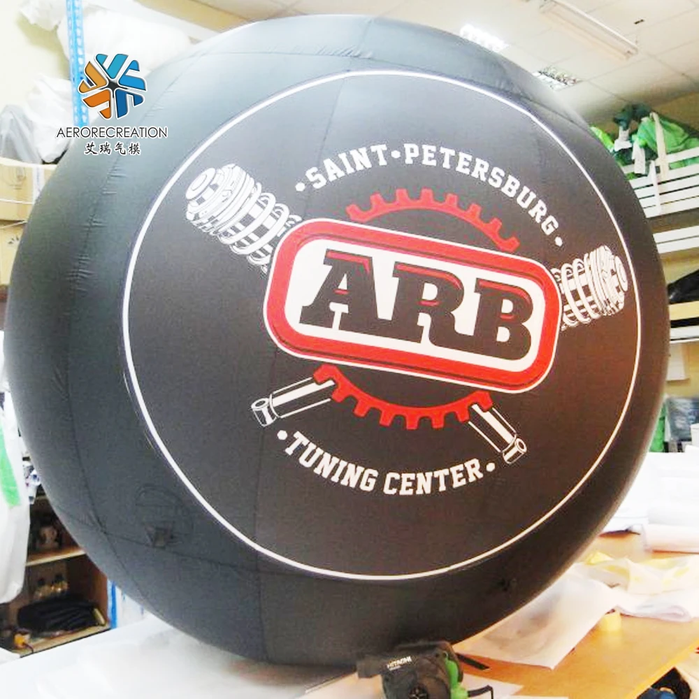 Customized Giant Inflatable Helium Balloon World Game Decoration Light Advertising Inflatable Helium Parade Floats Ball