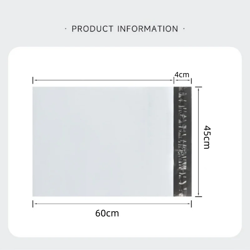 10 Stück Express-Verpackungsbeutel, Umschläge, Aufbewahrungsbeutel, weiße Postbeutel, selbstklebende, versiegelte Express-Beutel – Detail 10