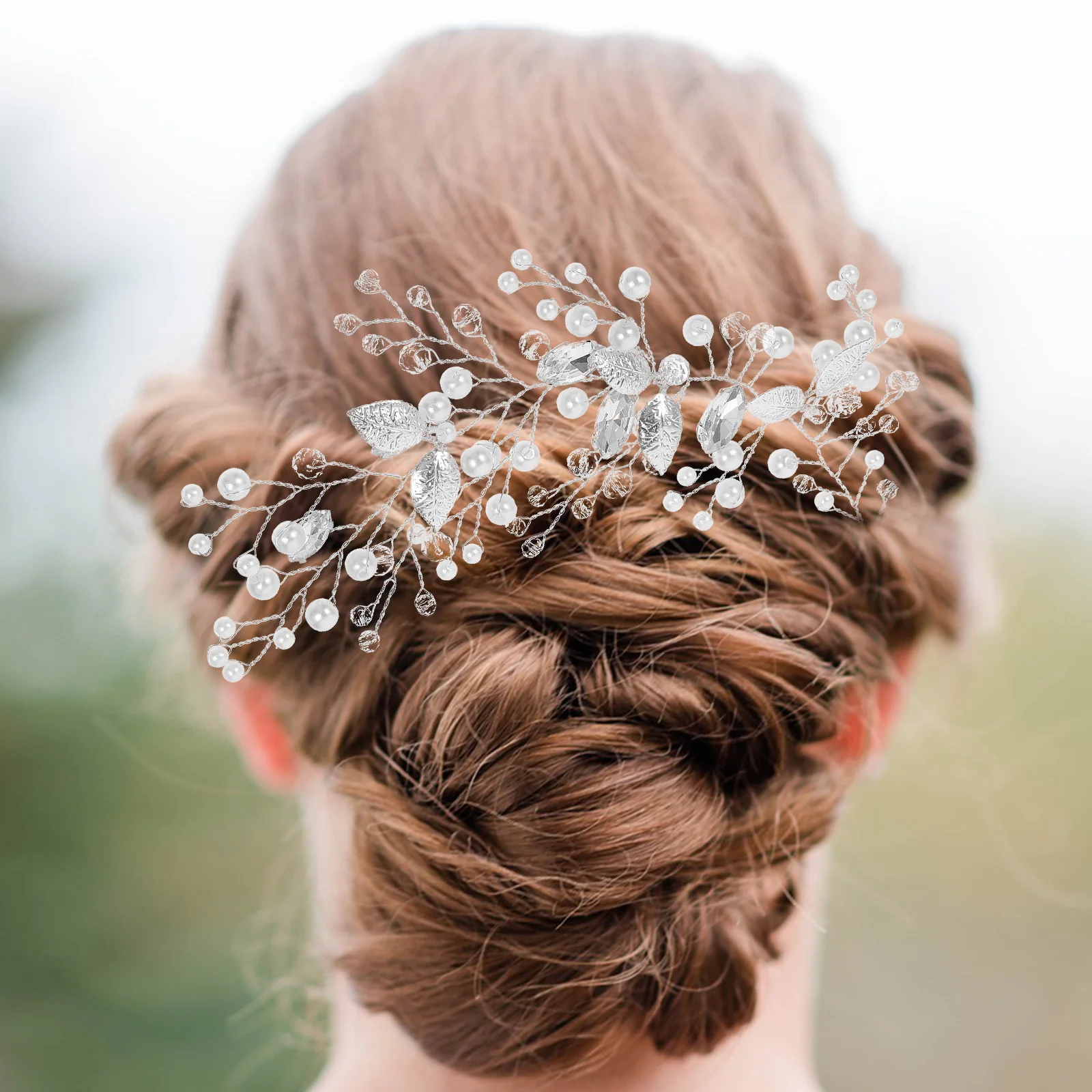 

Luxurious Pearls Headband Women Wedding Bride Headpieces Decoration Rhinestones Zinc Alloy Elegant Simple Classic Accessory