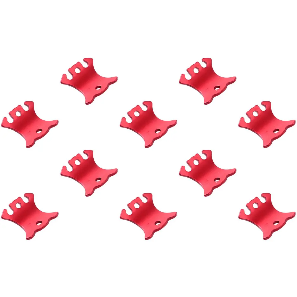 

10Pcs Wind Rope Buckles Bright Eye-Catching Tent Rope Tensioners for Strong Wind Rain Protection Camping Accessories