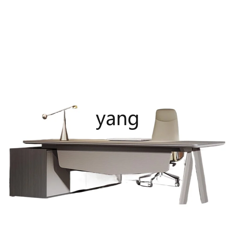 

LH boss office desk and chair combination office light luxury computer desk