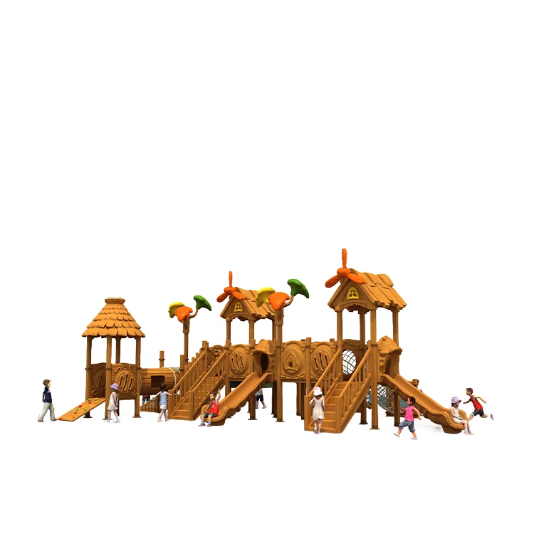 Equipment Plastic Slide Playground Outdoor Amusement Play Area Kids Children Outdoor Playground Equipment