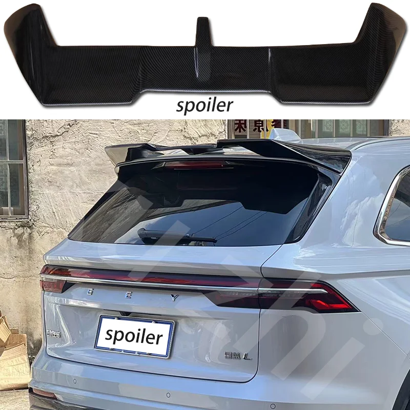 

Suitable For Geely Monjaro 2021-2024 Roof Rear Spoiler High-Quality Fiber Material Roof Rear Spoiler Tail Wing