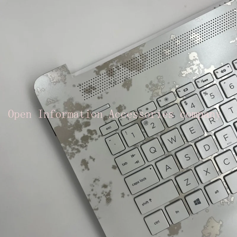 New For HP 17-BY 17-CA Palmrest Backlit Keyboard Touchpad L28091-001 White