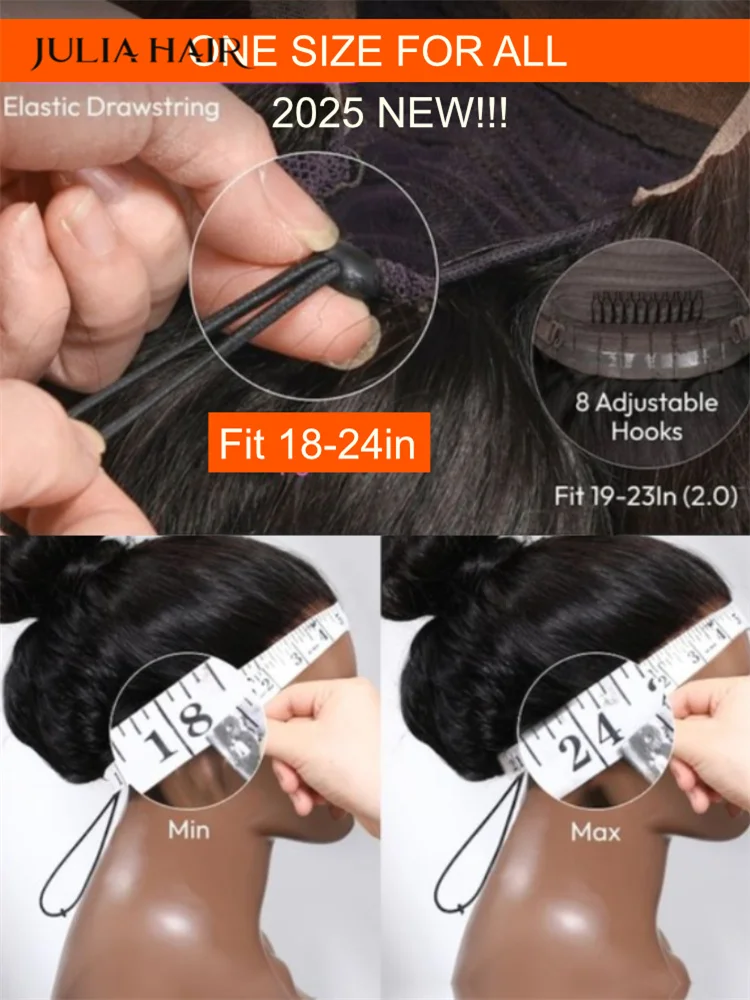 جوليا الشعر البرازيلي حريري مستقيم غلويليس شعر مستعار قبل كل شيء عقدة صغيرة 13x4 الدانتيل أمامي باروكة من شعر طبيعي جاهزة للارتداء