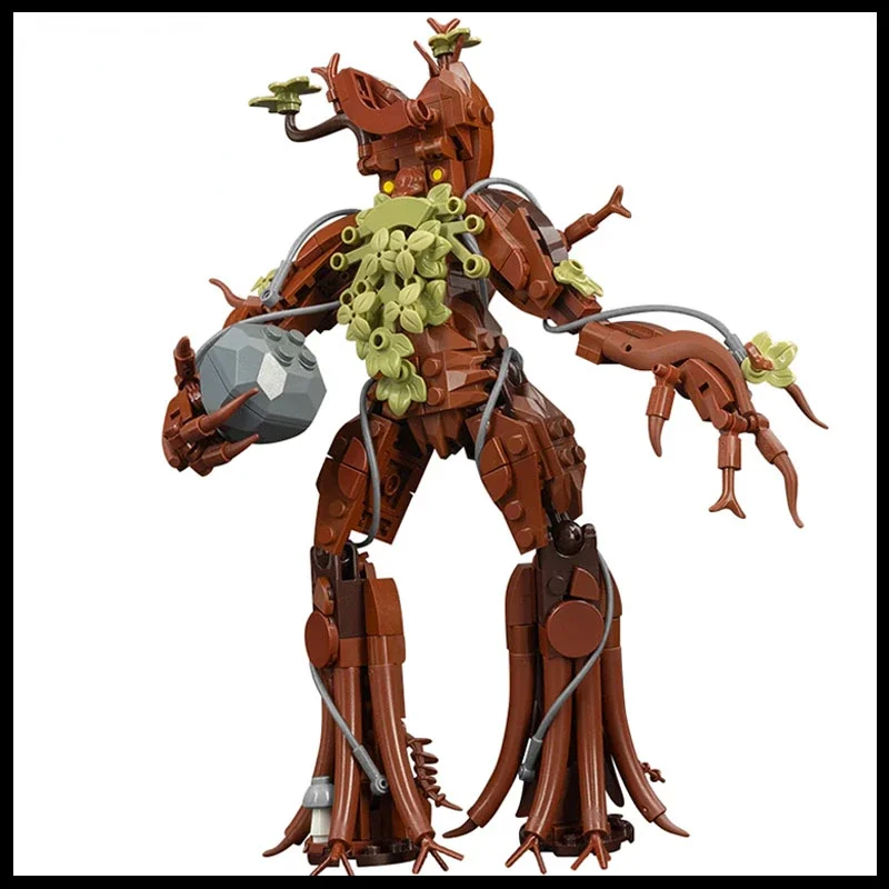 MOC Lords Ringsed Scene Monster Treebeard Building Blocks Classic Movie Action Figures Ideas Set Constructor Bricks Toys Gifts