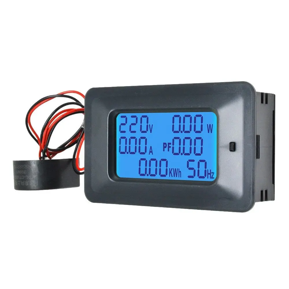 100A  AC110-250V Digital LED Display Voltmeter Ammeter Wattmeter Power Energy Meter 220V Volt Wattmeter Tester Detector