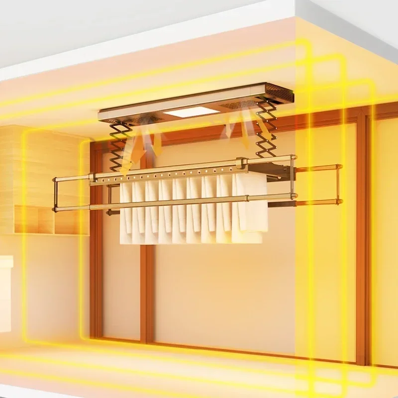 Electric Drying Rack Remote Control Lifting Drying Rack Balcony Automatic Clothes Drying Machine Intelligent Clothes Rod