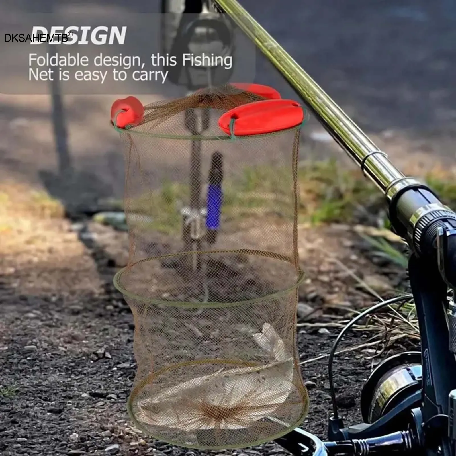 

Portable Fishing Net Trap Folded Bait For Shrimp Crayfish Crab Baits Fishing Netting Tackle Outdoor Land Fishing accessories