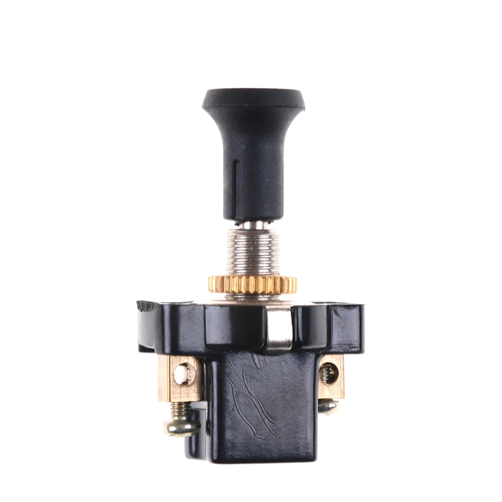 High Performance On-Off Long Push Pull Switch 12V Screw Terminals