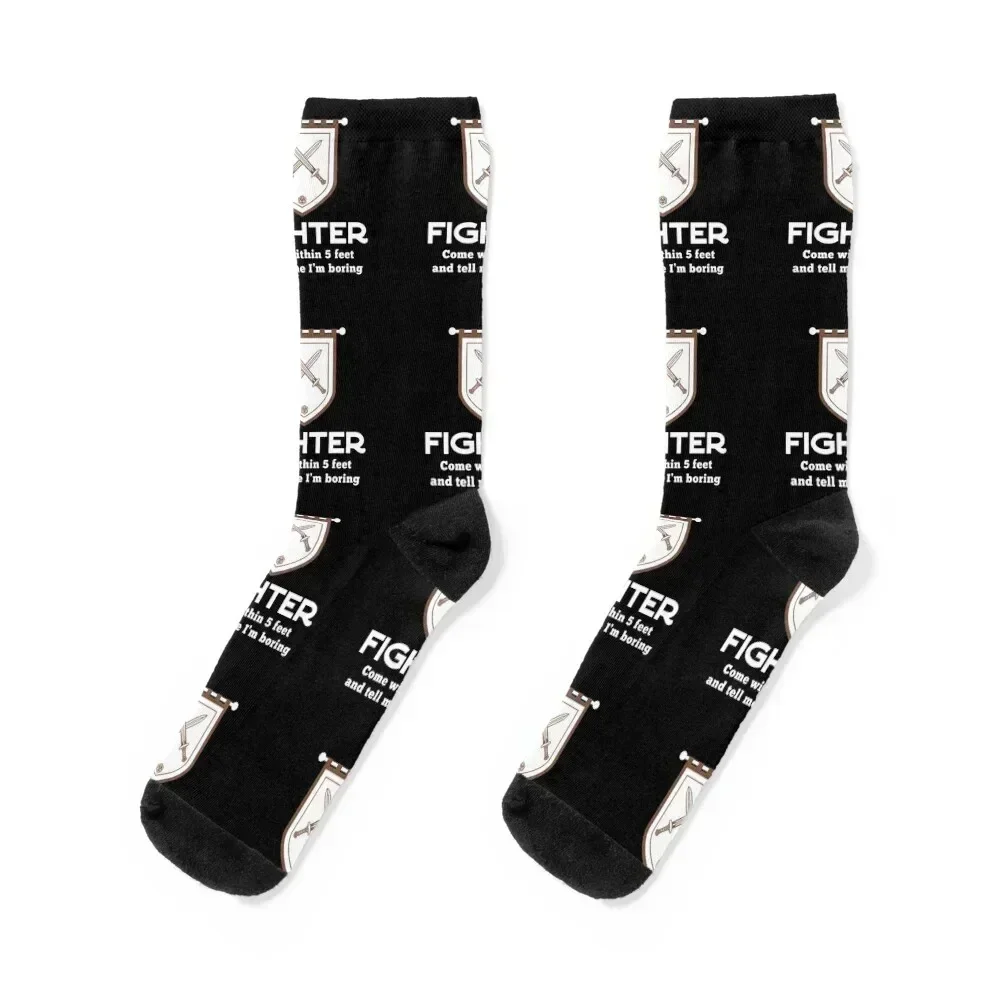 

Fighter Class Come Within 5 Feet Socks cool custom funny gift moving stockings Man Socks Women's