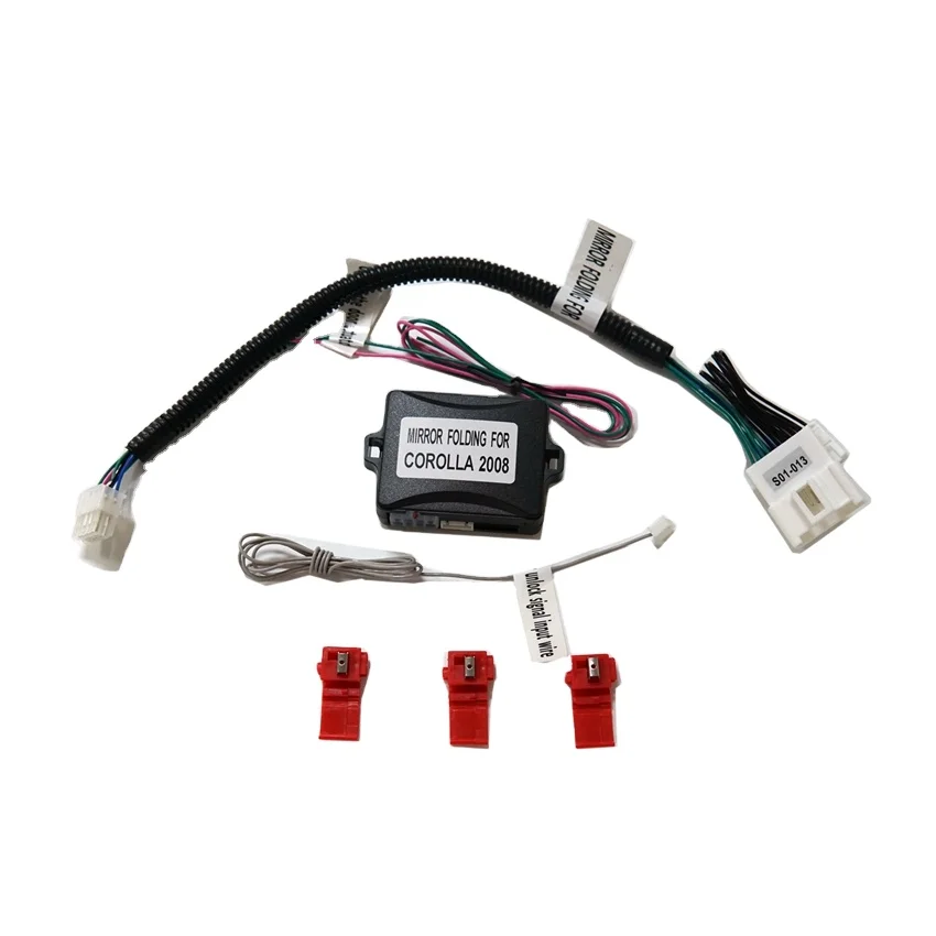 DC 12V Auto Car Side Mirror Folder Rearview Mirror Wireless Control Folding Module Kit for Camry 2011-2018