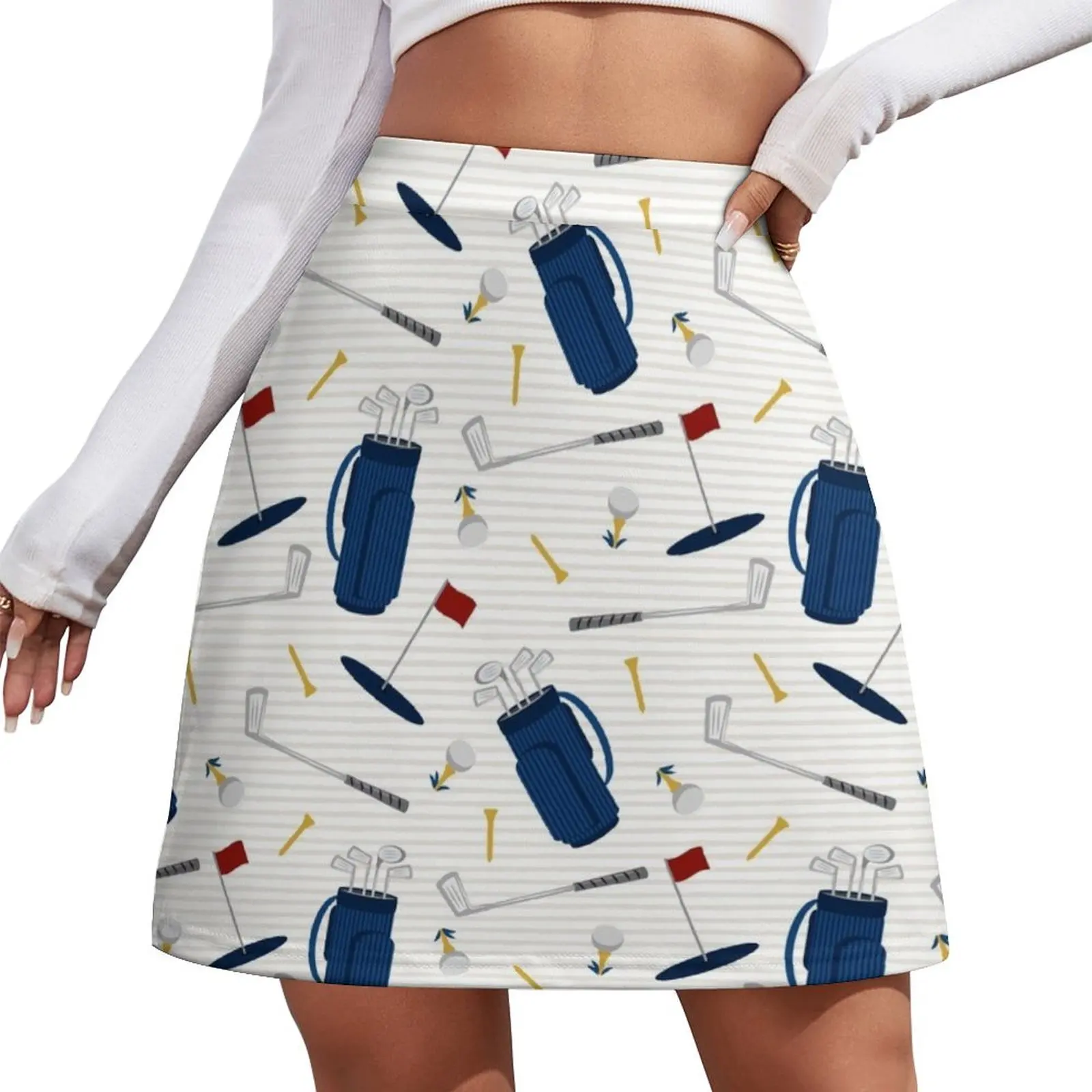 

Tee time - golfing - golf clubs and tees Mini Skirt Female skirt micro mini skirt extreme Mini