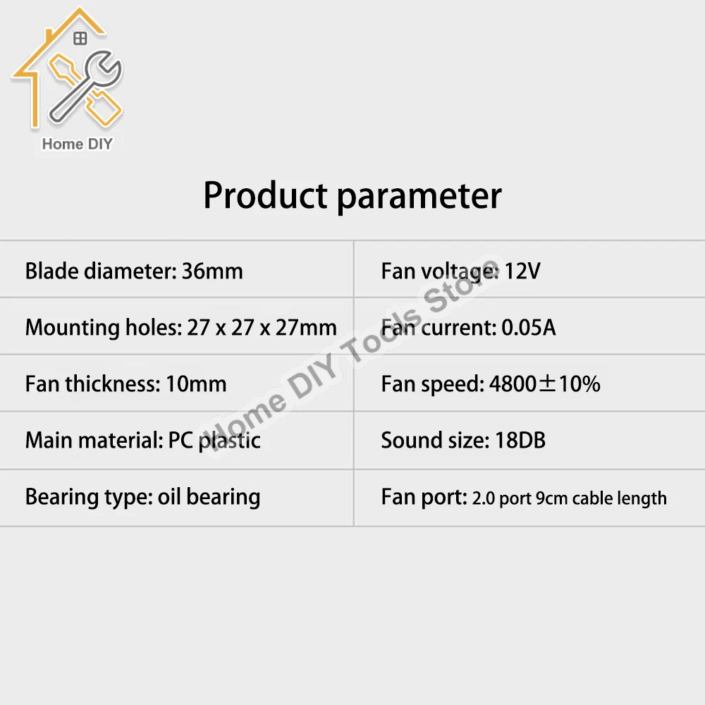 Ordenador PC Ventilador de Refrigeración DC12V 36MM Diámetro PC VGA Tarjeta Gráfica de Vídeo Del Disipador de calor Del Refrigerador Ventilador de